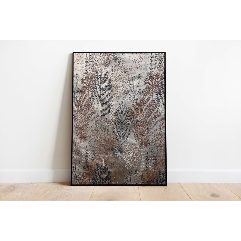 Forest Suede Effect Wall Art, Floral Prints, Living Room decor, Printable, Vintage Decor, Nature Painting, Poster, Wall Art, Paintings.jpg