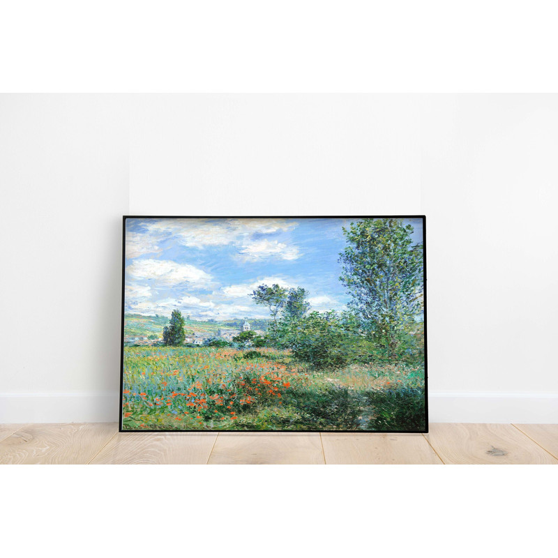 Claude Monet - Landscape painting Printable French Country Landscape Impressionist Art Feminine Painting French Botanical Park Print.jpg