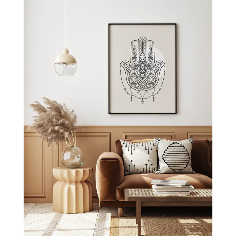 Hamsa Hand, Mandala Wall Art, Buddhist Painting, Tattoo, Living Room Decor, Printables, Ornate Prints, Evil Eye, Poster, Wall Art, Paintings.jpg