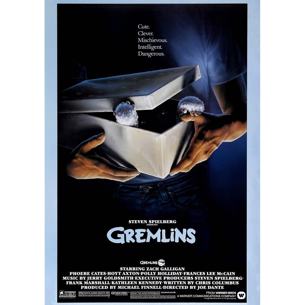 Gremlins 1984 Movie POSTER PRINT A5 A1 Cult Fantasy Horror 80s Cinema Film Wall Art Decor.jpg