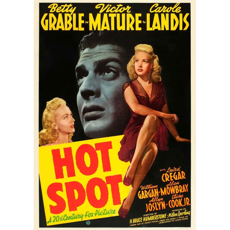 Hot Spot 1941 Movie POSTER PRINT A5-A2 Hollywood Classic Noir Drama 40s Film Wall Art Decor.jpg