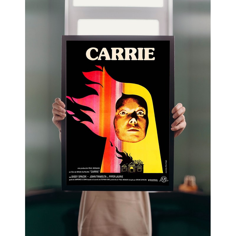 Carrie 1976 Movie POSTER PRINT A5 A1 Cult 70s Horror Film Wall Art De Palma Classic Cinema Decor.jpg