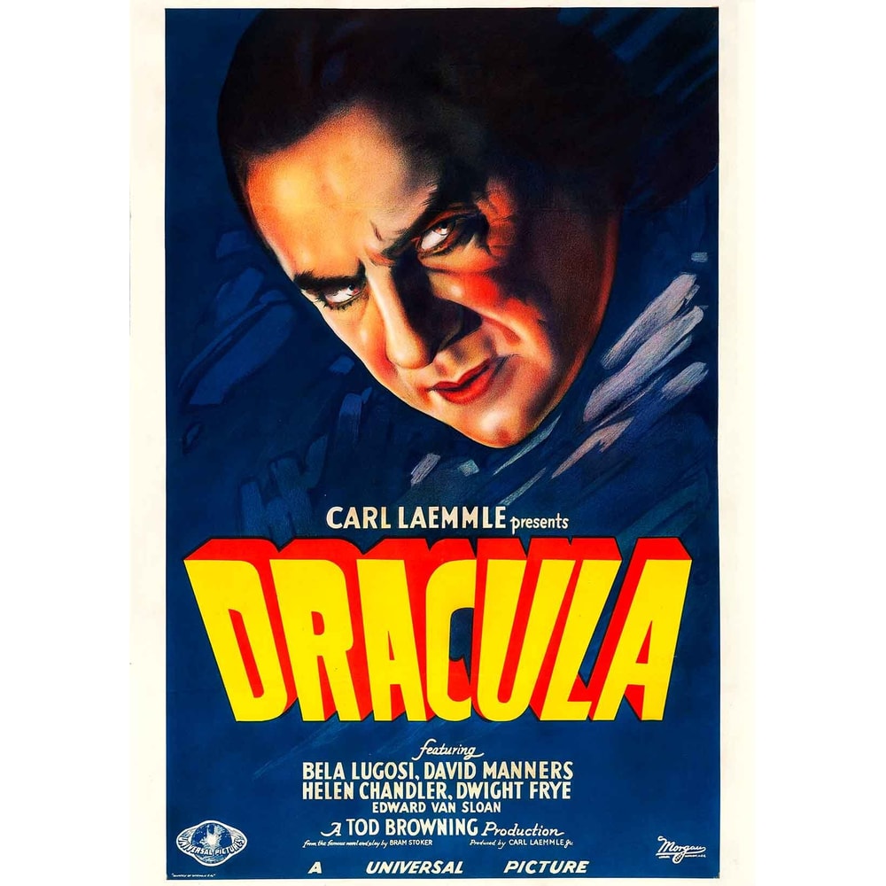 Dracula 1931 Movie POSTER PRINT A5 A2 Lugosi 30s Vintage Horror Cinema Retro Film Wall Art Decor.jpg