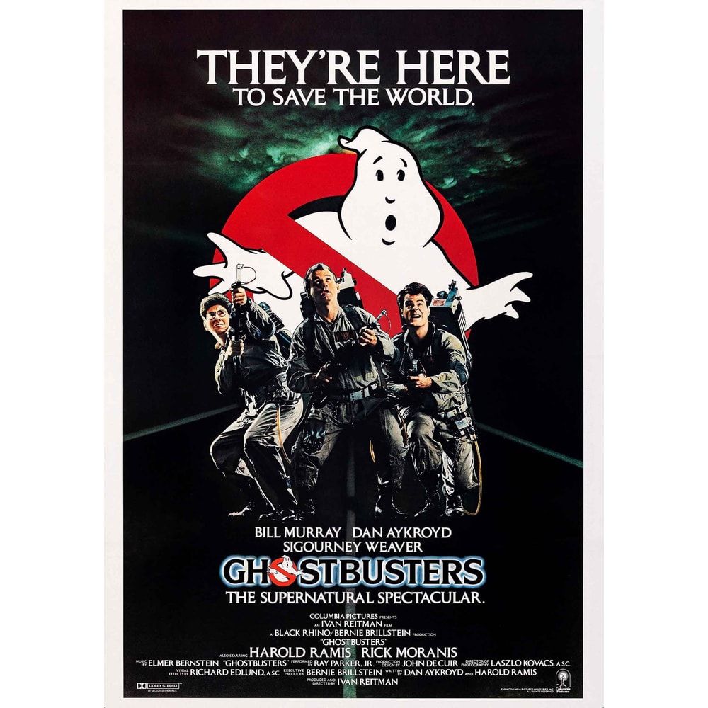 Ghostbusters 1984 Movie POSTER PRINT A5-A2 80s Cult American Cinema Fantasy Comedy Film Wall Art.jpg