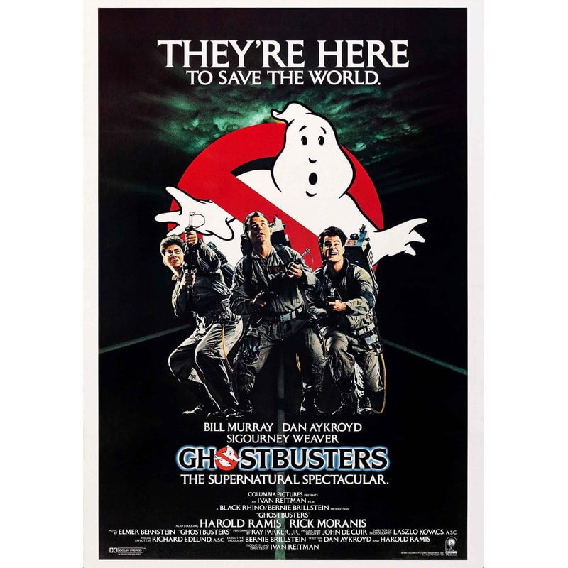 Ghostbusters 1984 Movie POSTER PRINT A5-A2 80s Cult American Cinema Fantasy Comedy Film Wall Art.jpg