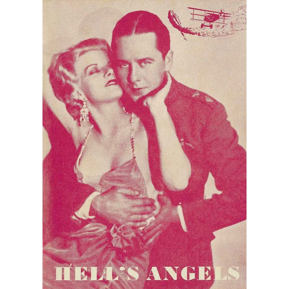 Hell's Angels 1930 Movie POSTER PRINT A5 A2 30s Howard Hughes Classic Vintage Film Wall Art Decor.jpg