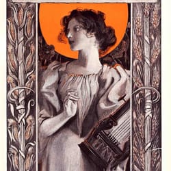harper's bazaar thanksgiving 1896 poster print a5-a2 vintage magazine wall art retro classic decor