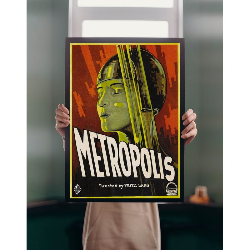 METROPOLIS 1927 Movie POSTER PRINT A5 A2 Classic Fritz Lang Cinema Vintage Film Wall Art Retro Decor.jpg