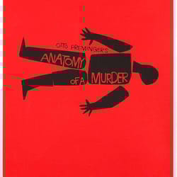 anatomy of a murder 1959 movie poster print a5-a2 50s cinema james stewart saul bass design vintage hollywood film wall