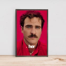 her movie poster, room decor, home decor, art poster for gift