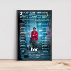 her movie poster, room decor, home decor, art poster for gift-1