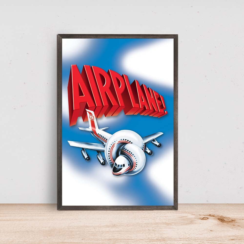 Airplane Movie Poster Room Decor, Home Decor, Art Poster for Gift.jpg