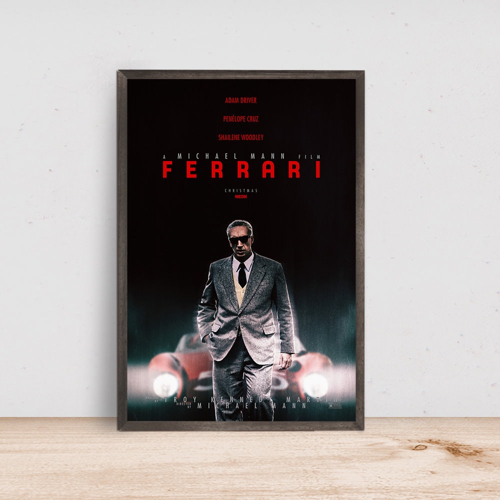Ferrari Movie Poster, Room Decor, Home Decor, Art Poster for Gift.jpg