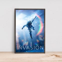 invasion movie poster, room decor, home decor, art poster for gift