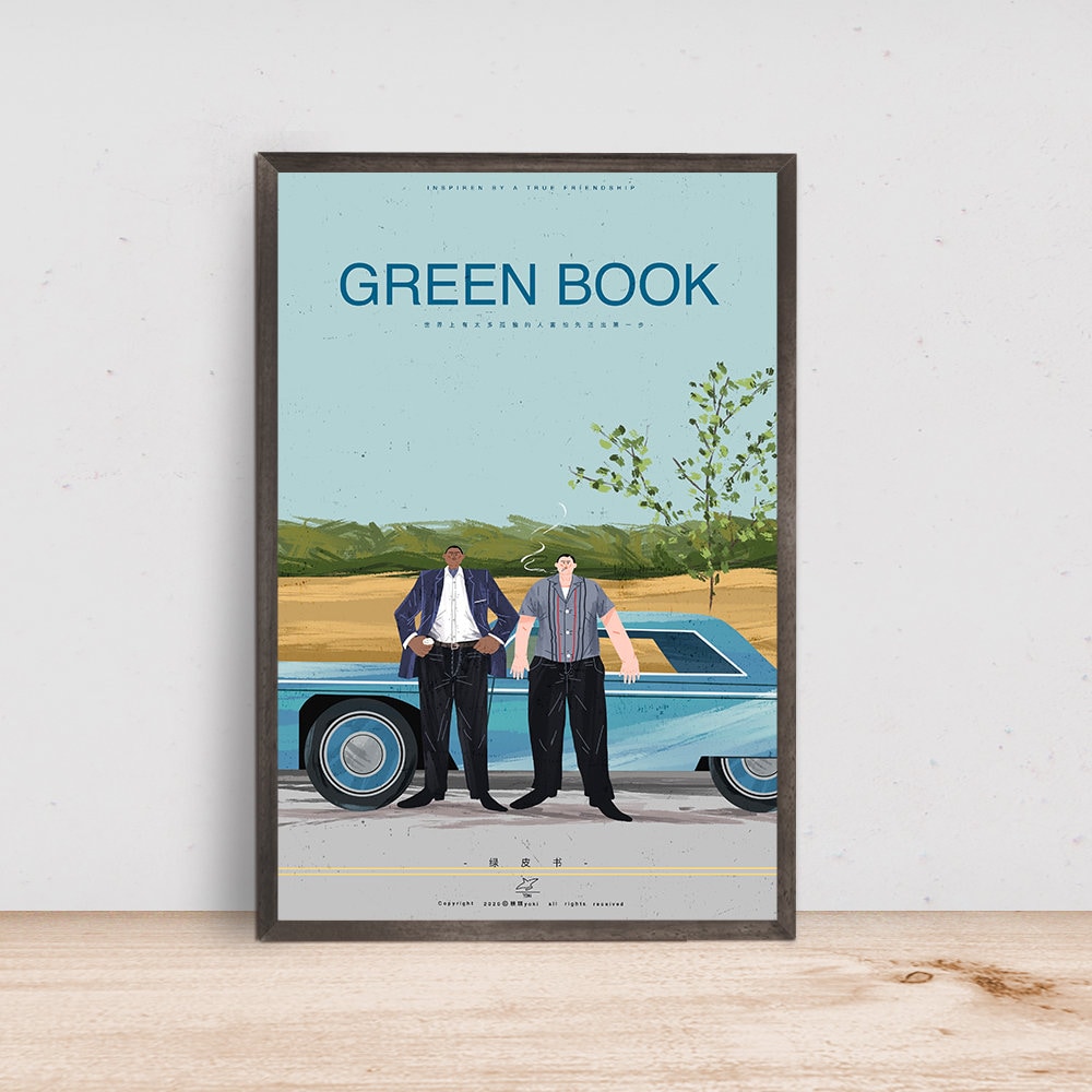 Green Book Movie Poster, Room Decor, Home Decor, Art Poster for Gift.jpg