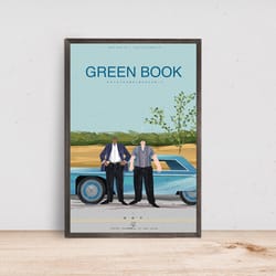 green book movie poster, room decor, home decor, art poster for gift