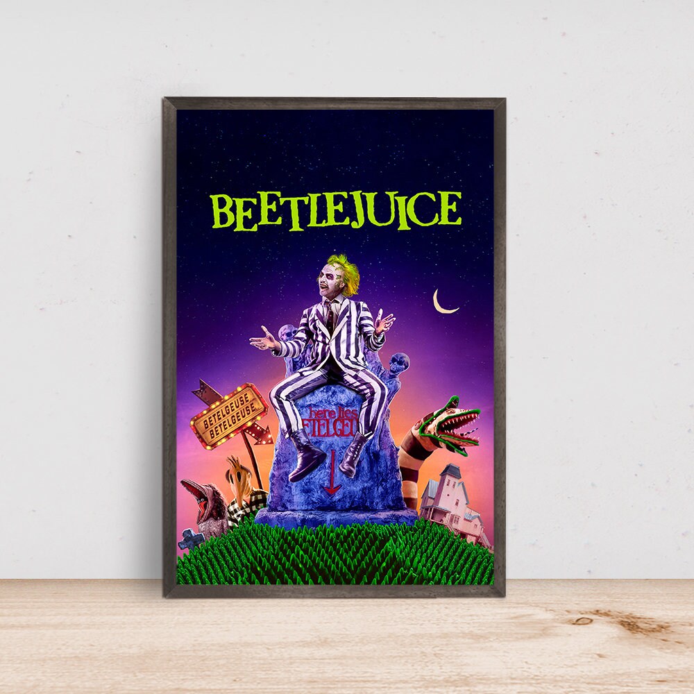 Beetlejuice Movie Poster, Room Decor, Home Decor, Art Poster for Gift.jpg