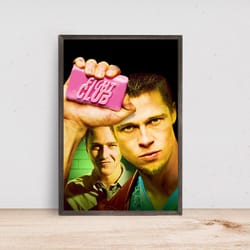 fight club movie poster classic film-poster gift- room decor wall art