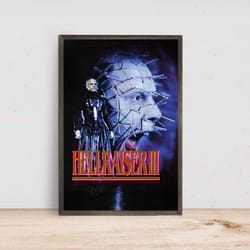 hellraiser 3 movie poster, room decor, home decor, art poster for gift