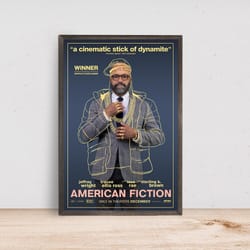 american fiction movie poster, room decor, home decor, art poster for gift