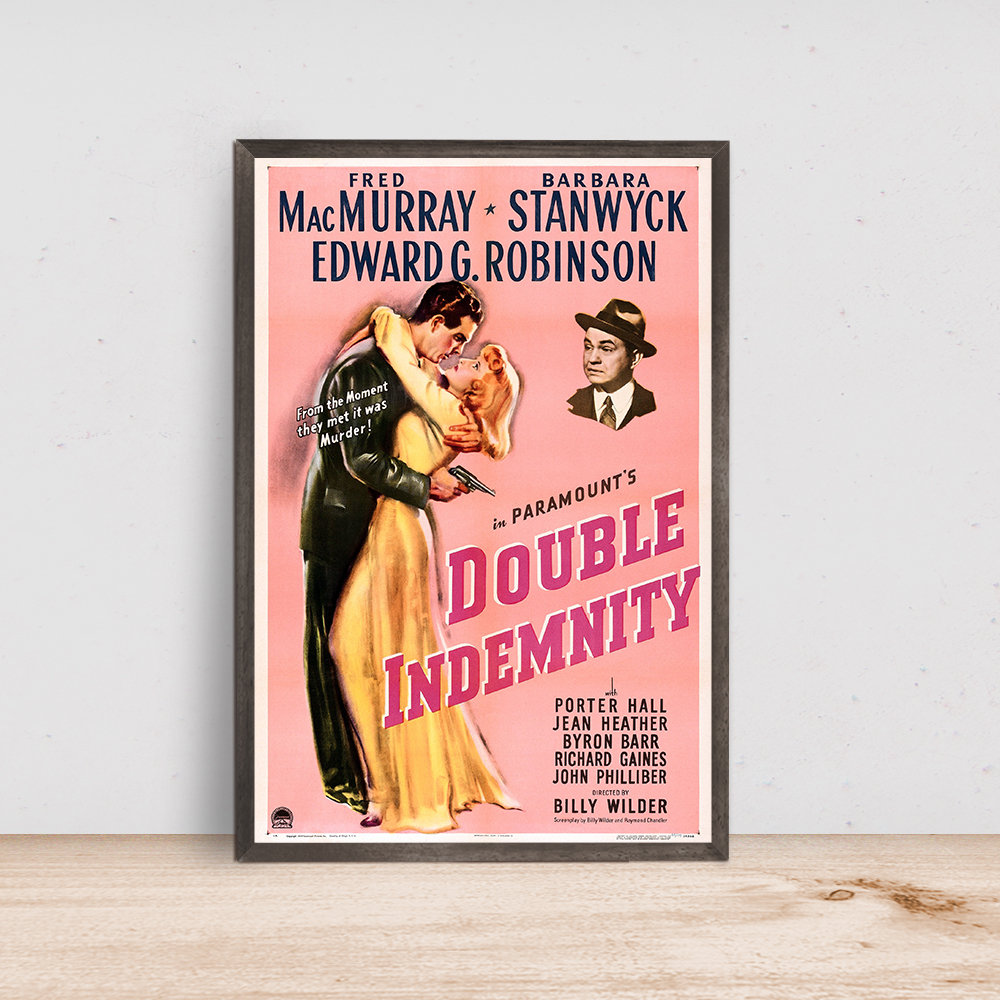 Double Indemnity Movie Poster, Room Decor, Home Decor, Art Poster for Gift.jpg