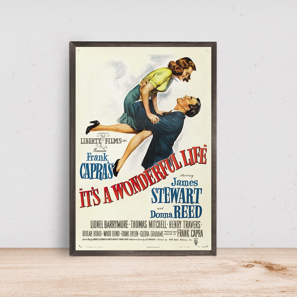 Its A Wonderful Life Movie Poster Classic film-Poster Gift- Room Decor Wall Art.jpg