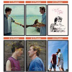 call me by your name movie poster armie hammer timothe chalamet fiom- poster gift