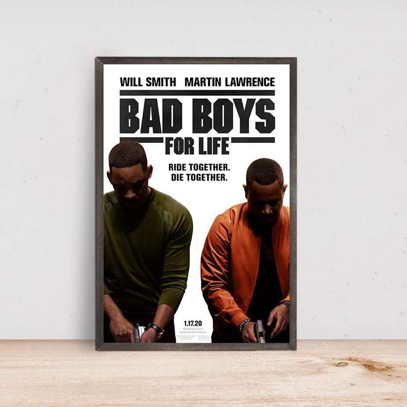 Bad Boys for Life Movie Poster Classic Film Room Decor, Home Decor, Art Poster for Gift.jpg