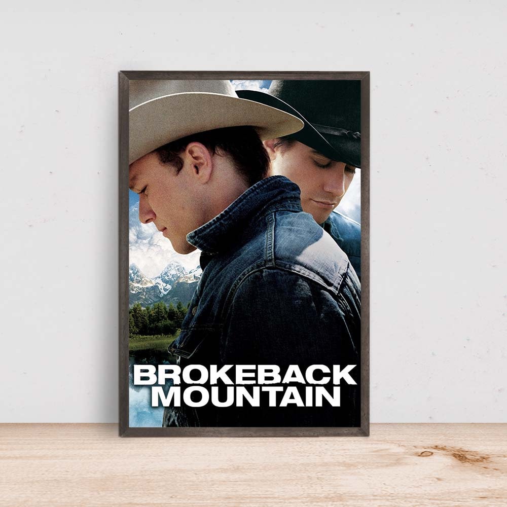 Brokeback Mountain Movie Poster- Room Decor Wall Art - Canvas Fabric Print - Poster Gift.jpg