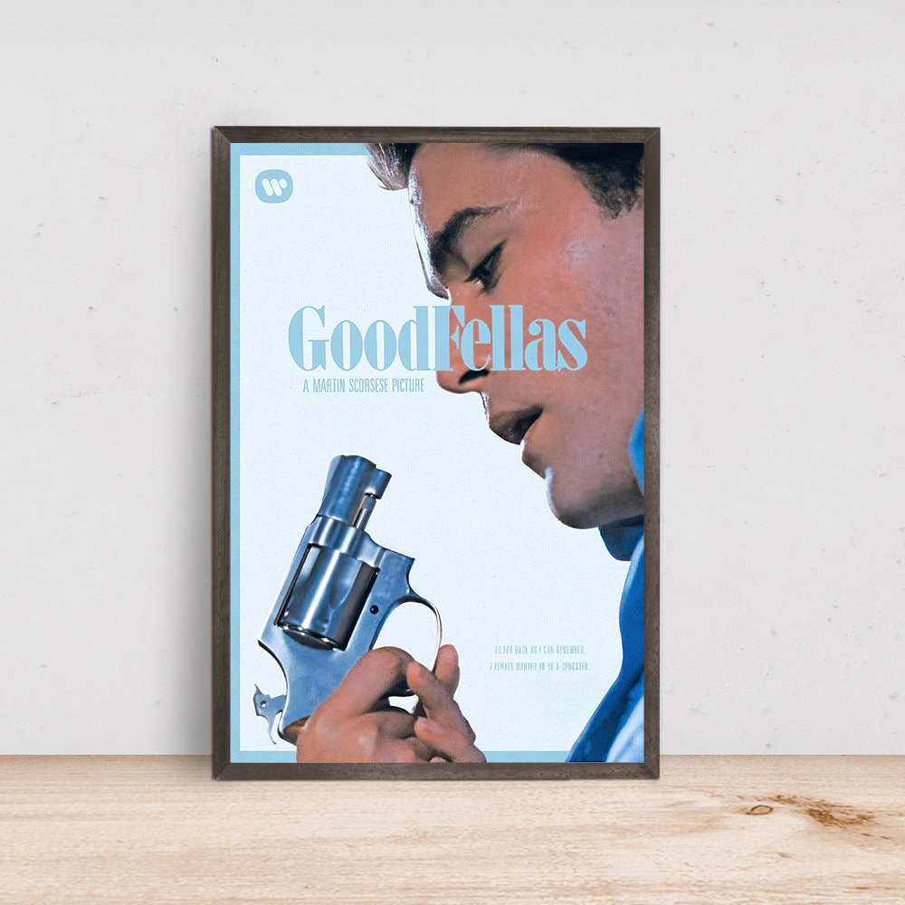 Goodfellas Poster Gangster Movie Poster, Home Decor, Art Poster for GiftCustom Personalized Poster.jpg