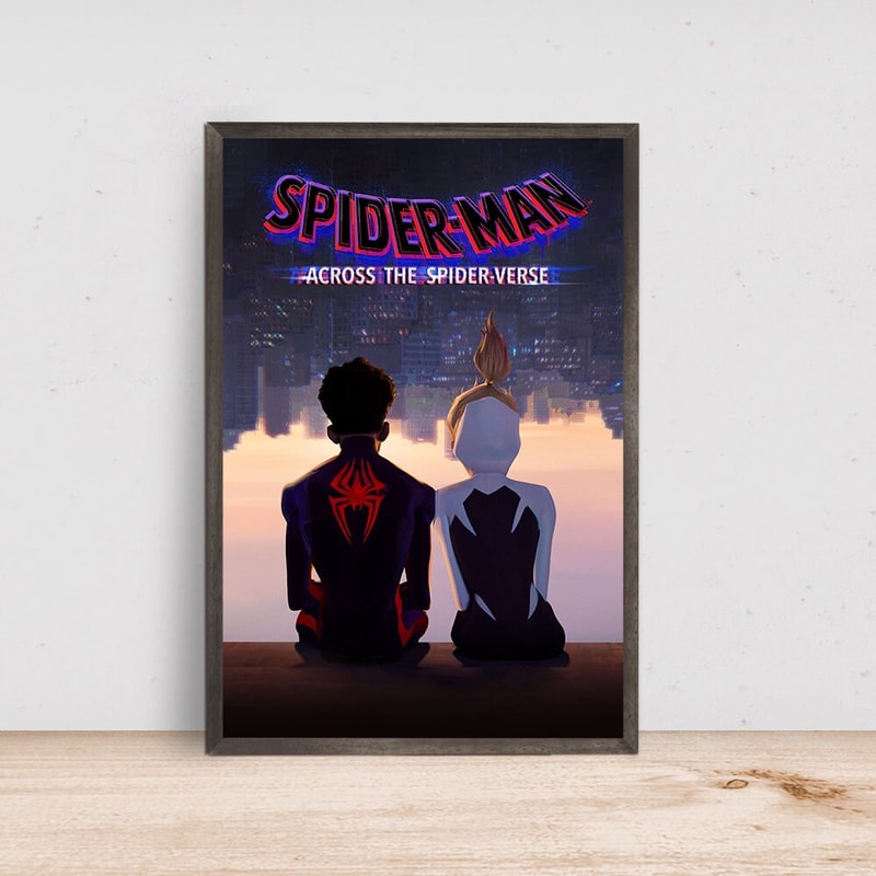 Across The Spider-Verse Movie Poster - 2023 Film - Room Decor Wall Art - Canvas Fabric Print - Poster Gift.jpg