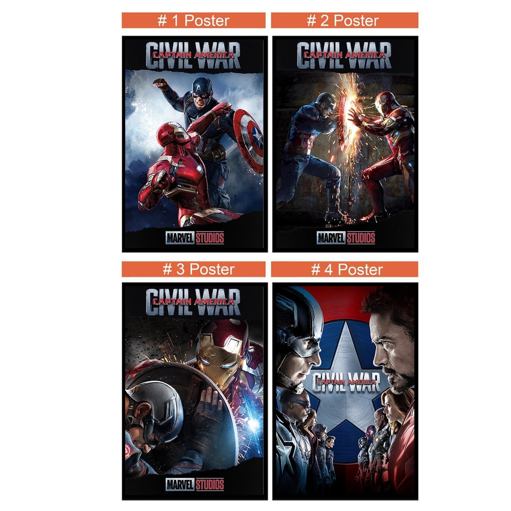 Captain America Civil War Movie Poster, Room Decor, Home Decor, Art Poster for GiftCustom Personalized Poster.jpg