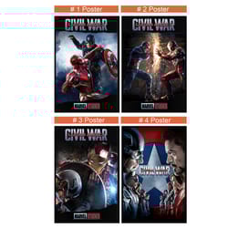 captain america civil war movie poster, room decor, home decor, art poster for giftcustom personalized poster