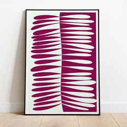 minimalistic botanical art, floral prints, living room decor, bohemian painting, blue poster, wall art