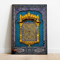 palace wall art, travel poster, living room decor, printable, vintage, royal painting, poster, wall art