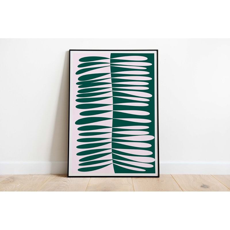 Minimalistic Botanical Art, Floral Prints, Living Room decor, Bohemian Painting, Blue Poster, Wall Art-1.jpg