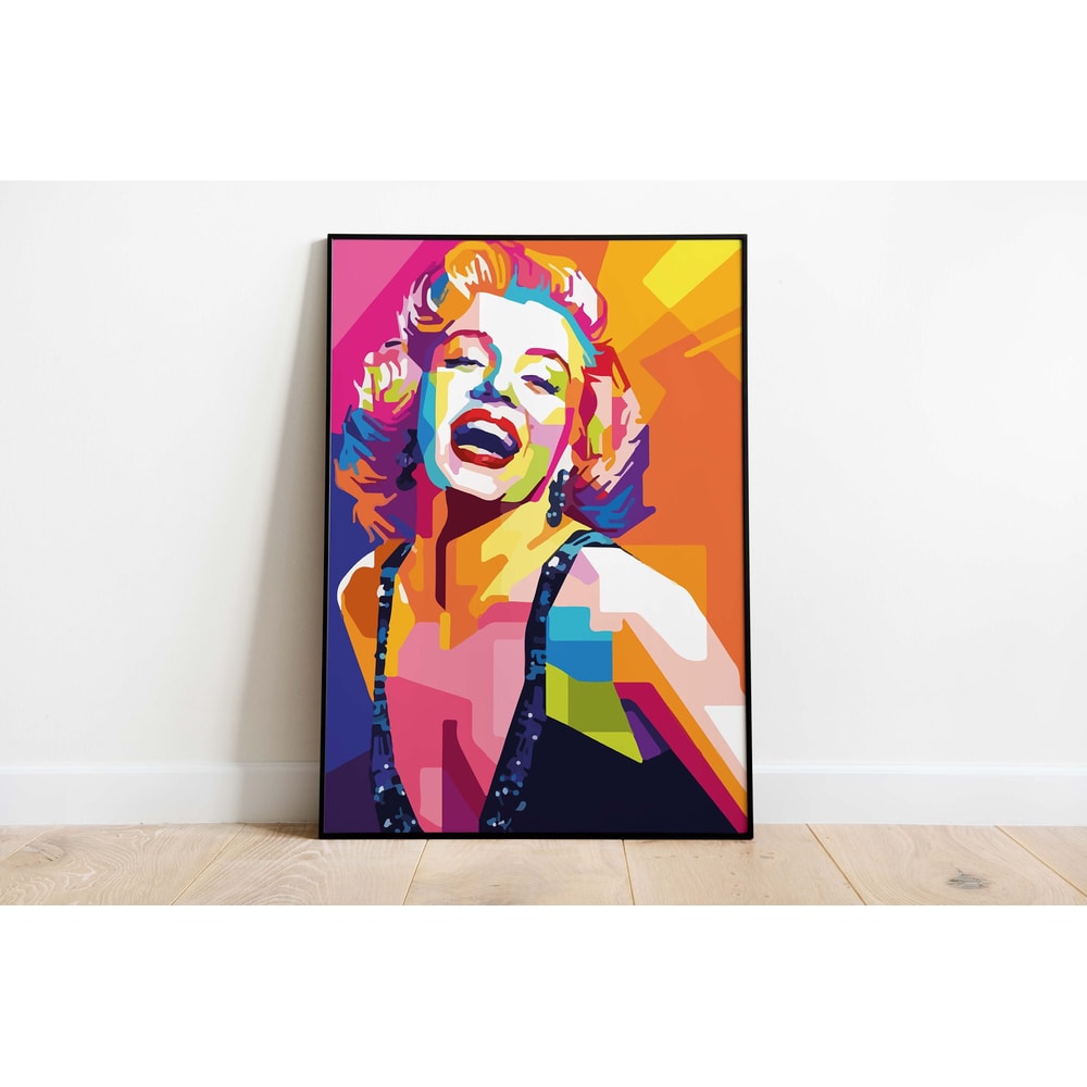 Marilyn Monroe Poster, Vintage Hollywood Geek Decor Poster, Digital Prints, Instant Download, Home Decor, Pop Art.jpg