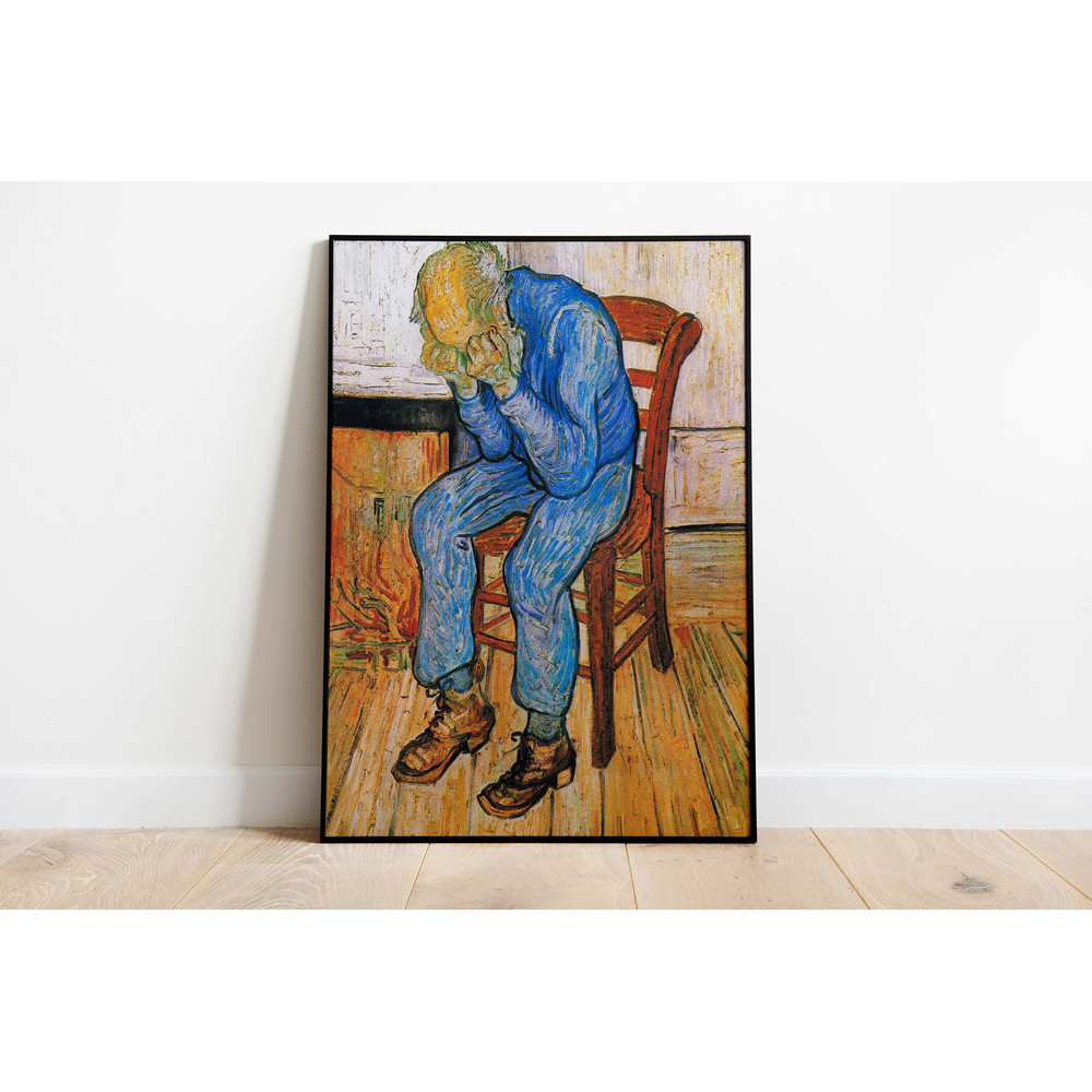 Van Gogh At Eternity's Gate, Van Gogh Wall Decor, Download Digital Download, Famous Art Prints, Exhibition Poster.jpg