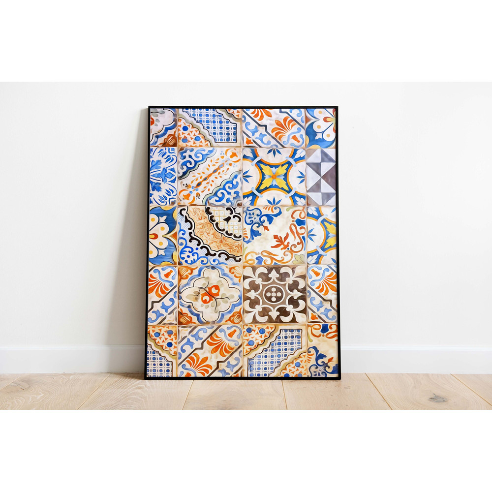 Moroccan Wall Art, Living Room Decor, Kitchen Wall Art, Printables, Instant Download, Colourful Poster, Paintings-2.jpg