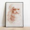 Leonardo Da Vinci's Self Portrait, Famous Paintings, Vintage Art Poster, Classic Print, Home Decor, Old Man Fine Art.jpg