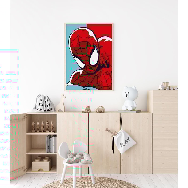 Super Hero Poster, Geek Decor, Digital Prints, Instant Download, Vintage Movie Art, Home Decor, Wall Art, Film Poster.jpg