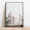 Taj Mahal Print, Neutral Indian Wall Decor, India Travel Art, Living Room Decor, Digital Download Poster, Boho Wall Art.jpg