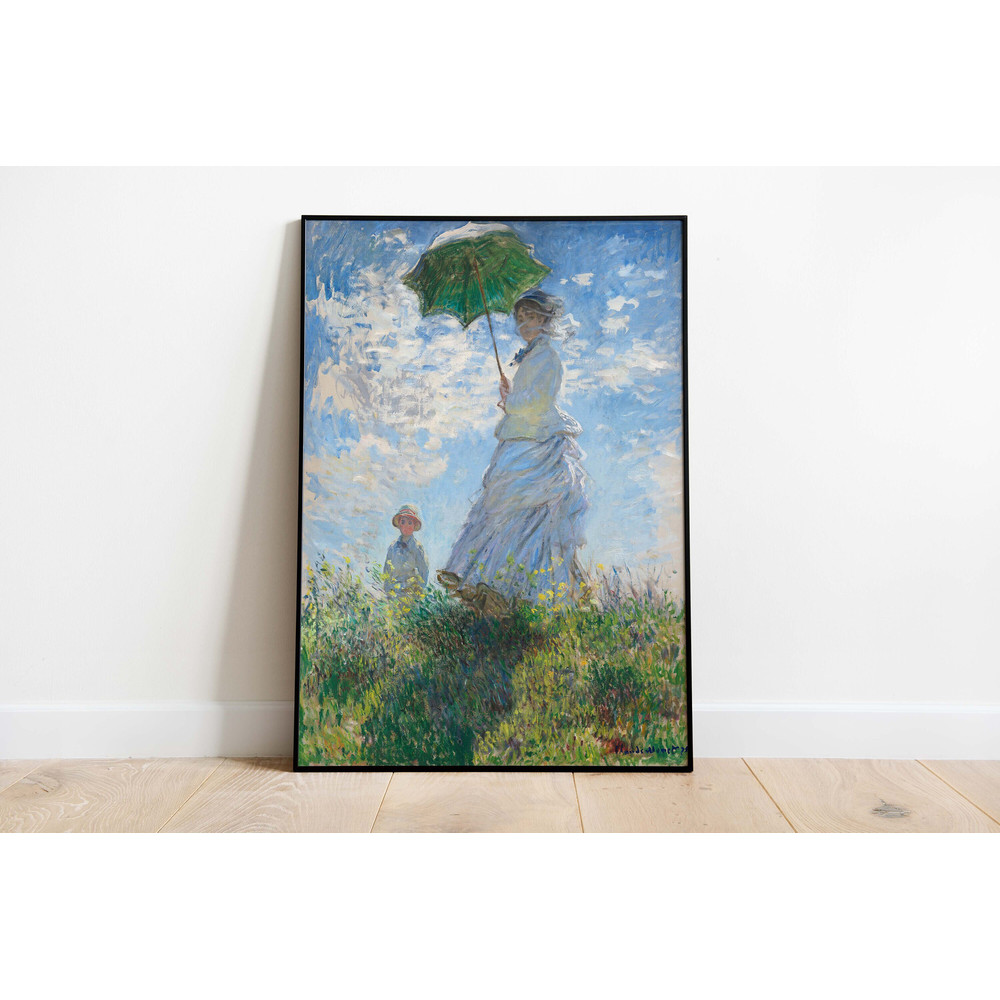 Madame Monet and Her Son, Fine Art Print, Vintage Art Poster, Famous Paintings, Art Classic, Home Decor Gift Idea, Claude Monet.jpg