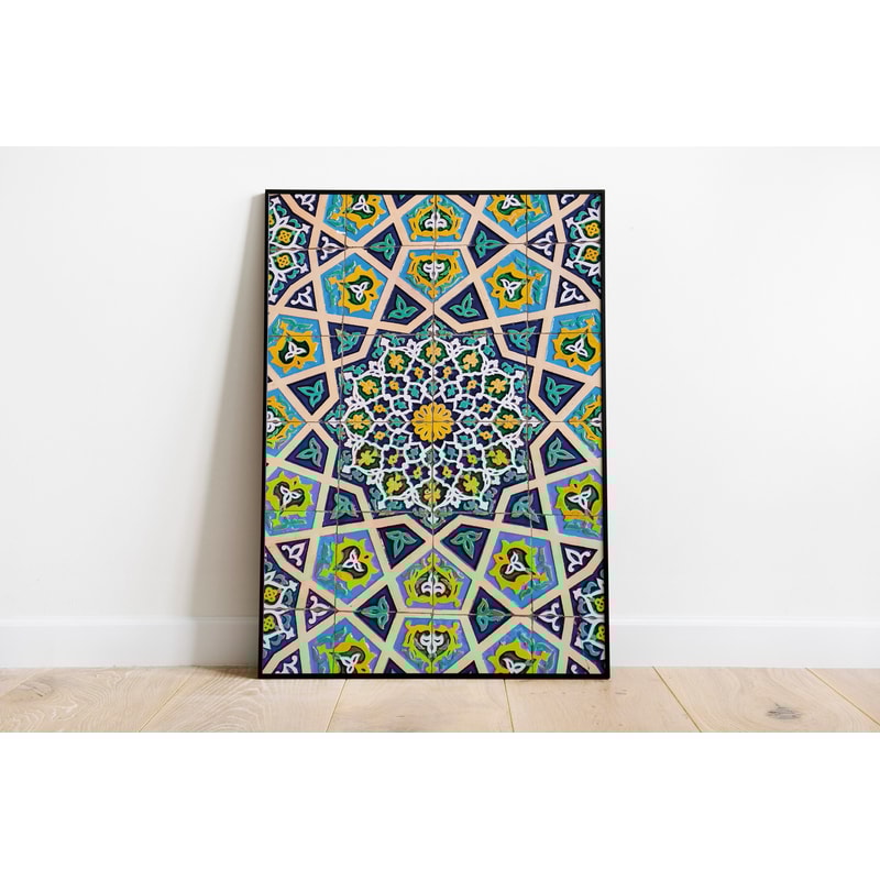 Turkish Wall Art, Living Room Decor, Digital Download, Persian Palace Travel Poster, Instant Download, Poster, Wall Art, Paintings.jpg