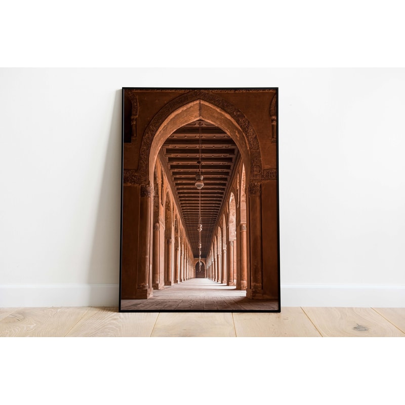 Vintage Egyptian City Print, Instant Digital Download, Historic Egypt Wall Art, Cairo Painting, Vintage Decor, Egypt Travel Poster-3.jpg