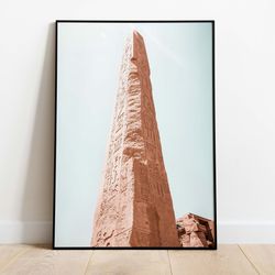 vintage egyptian temple print, instant digital download, historic egypt wall art, cairo painting, vintage decor, egypt t