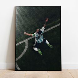 lionel messi goat, argentina, world cup qatar 2022, digital print, wall art decor, home decor, wall art, sports poster,