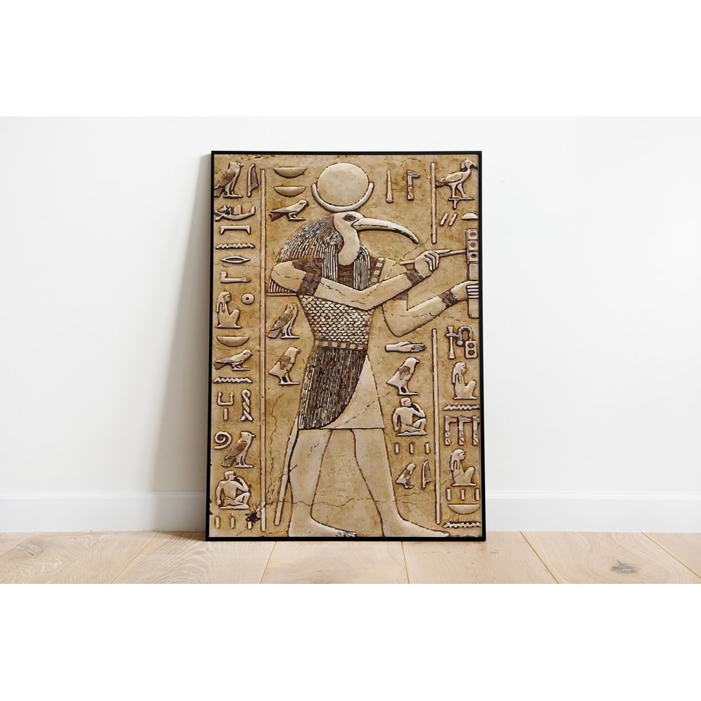 Vintage Egyptian Religious Art Print, Instant Digital Download, Historic Egypt Wall Art, Cave Painting, Vintage Decor, Egyptian Revival.jpg