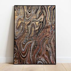 marbling wall art, abstract prints, living room decor, printable, pop decor, printables, black & gold painting, poster,