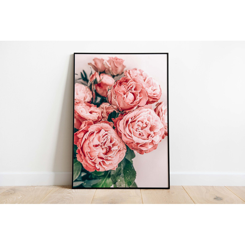 Pink Peonies Photo Print, Floral Living Room decor, Printable Wall Art, Floral Wall Decor, Instant Download, Muted Prints, Neutral Wall Art.jpg